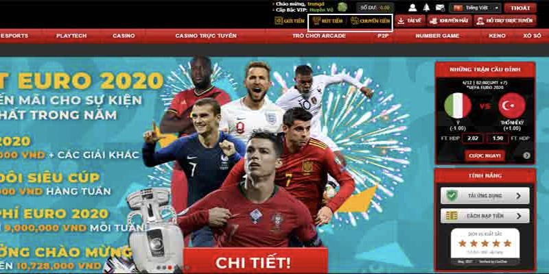 Rút tiền 12Bet