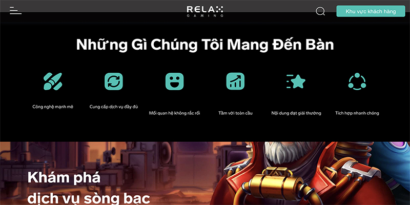 Chiến lược phát triển của Relax Gaming