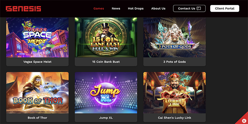 Slot game phổ biến tại Genesis Gaming