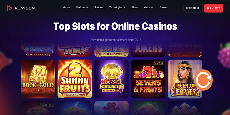 Top slot game tại Playson
