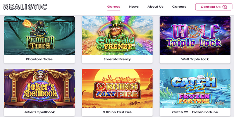 Kho game slot tại Realistic Games