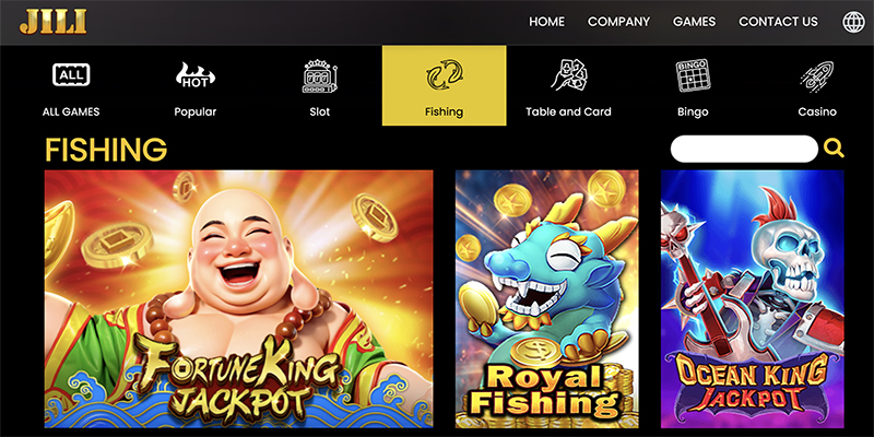 Trò chơi fishing tại Jili Games