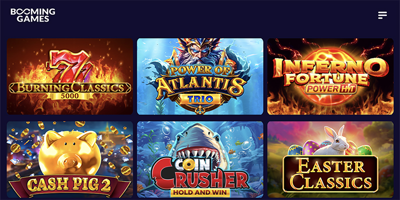 Trò chơi slot tại Booming Games